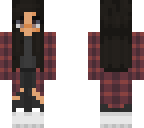cool checkered girl