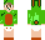 green baby bunny