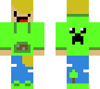 green hoodie