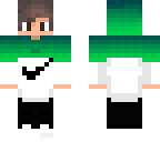 green white hoodie boy
