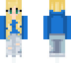 blue sweater