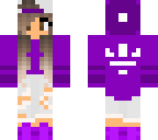 purple adidas girl