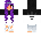 purple haired girl