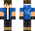 the man in blue