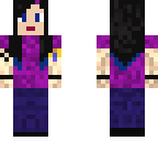 blue and purple hair