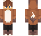 brown fox with grey-blue eyes