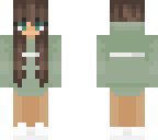 green hoodie