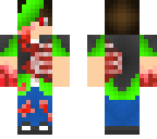 horror or zombie green guy
