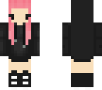 pink hair girl