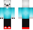polar bear with shoes