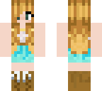 blond dress girl two