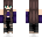 cute purple girl