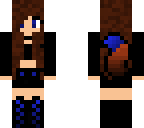 girl wolf blue