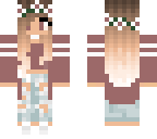 sweater girl with flower crown