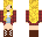 blonde derpy girl