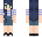 blue haired girl