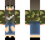 camouflage girl