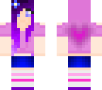 cute purple girl hoodie edit