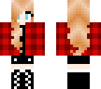 girl with a flannel