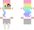 kawaii pastel rainbow girl