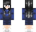 skin request - black white and blue