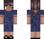 blue dress