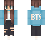 bts skin - blue - edit