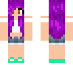 gamer girl purple