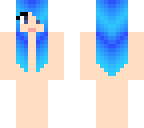 neon blue hair