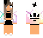 rainbow bunny girl edit