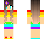 rainbow girl