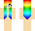 rainbow girl hair base