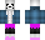 sans with headphones and tutu