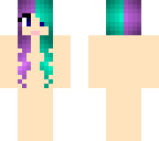 teal and purple