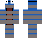trapped blue guy