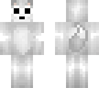 white fox with glasses