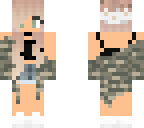 camo flower crown