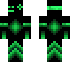 green tron enderman