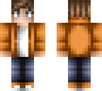 orange sweatshirt