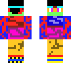 backwards weird skin