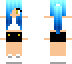 blue hair girl