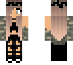 camouflage girl