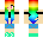 rainbow girl