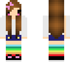 rainbow school girl 2