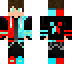 red and blue