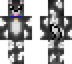 black and white doggo