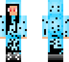 blue computer glitch girl