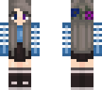 blue girl
