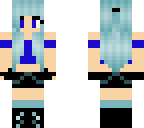 cool blue girl