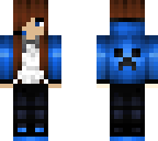edited blue jacket girl